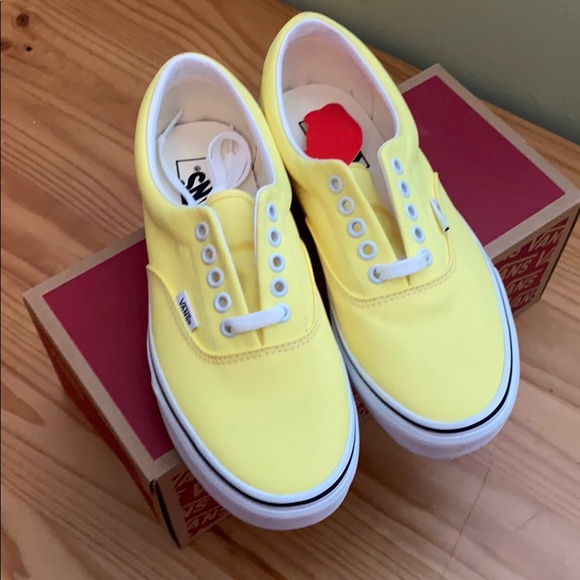 yellow vans womens size 8